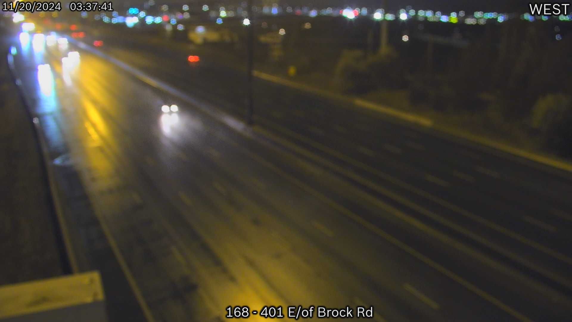 Traffic Cam Pickering: Highway 401 east of Brock Road