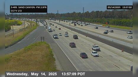 Traffic Cam Quail Hill - Open Space › South: I-405 : Sand Canyon