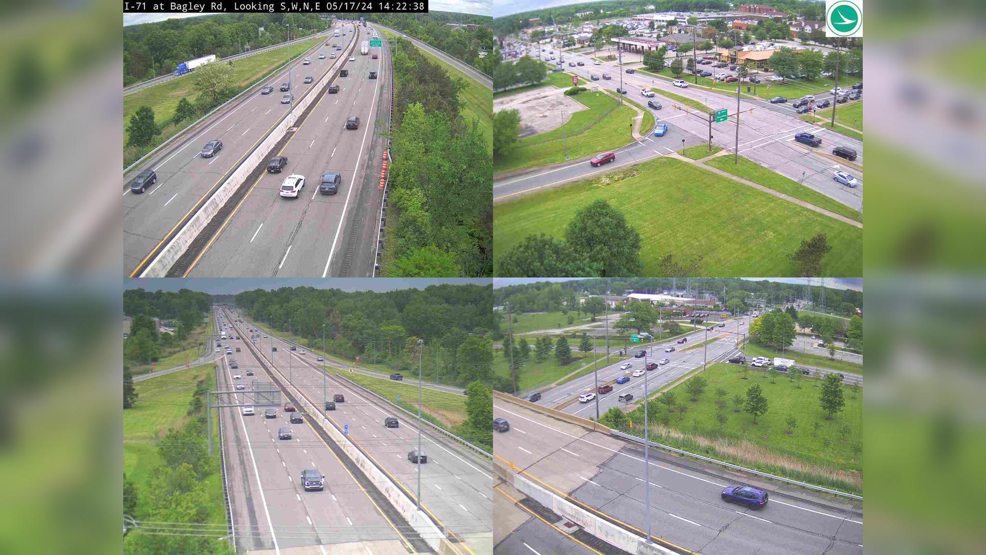 Traffic Cam Middleburg Heights: I-71 at Bagley Rd
