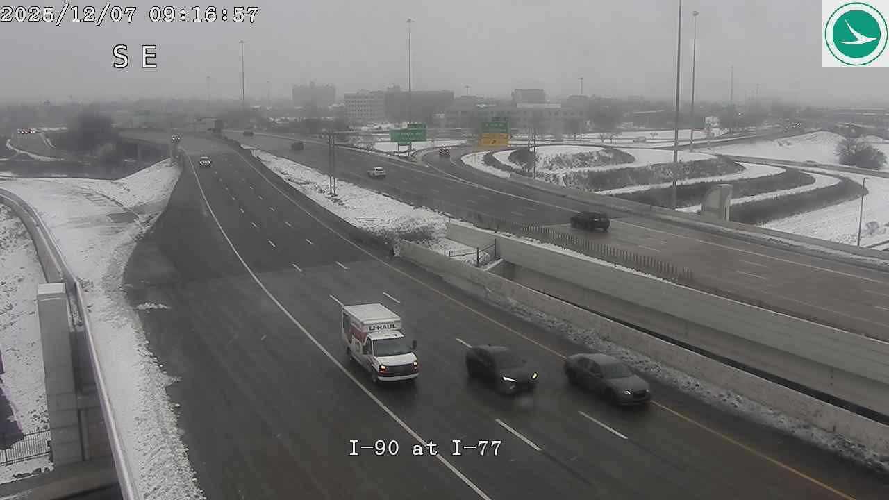 Traffic Cam Playhouse Square: I-90 at I-77