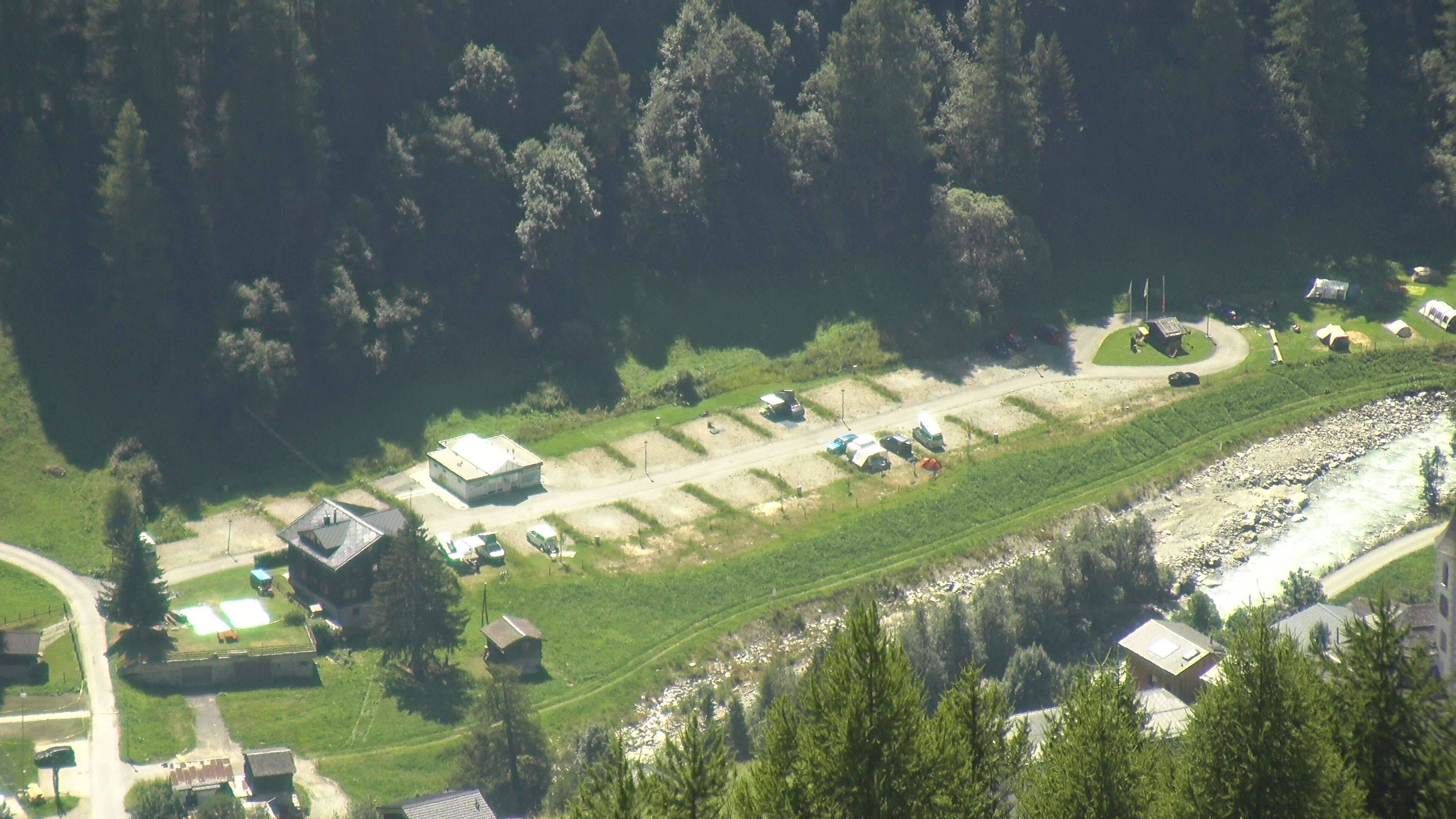 Wiler: Lauchernalp - Bergstation Luftseilbahn - Lauchernalp, Camping Kippel