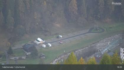 Wiler: Lauchernalp - Bergstation Luftseilbahn - Lauchernalp, Camping Kippel