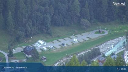 Wiler: Lauchernalp - Bergstation Luftseilbahn - Lauchernalp, Camping Kippel