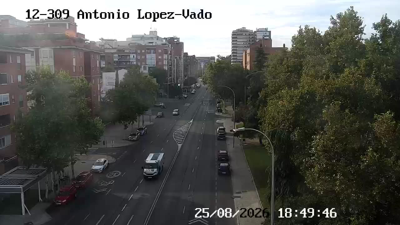 Traffic Cam Almendrales: ANTONIO LOPEZ - VADO