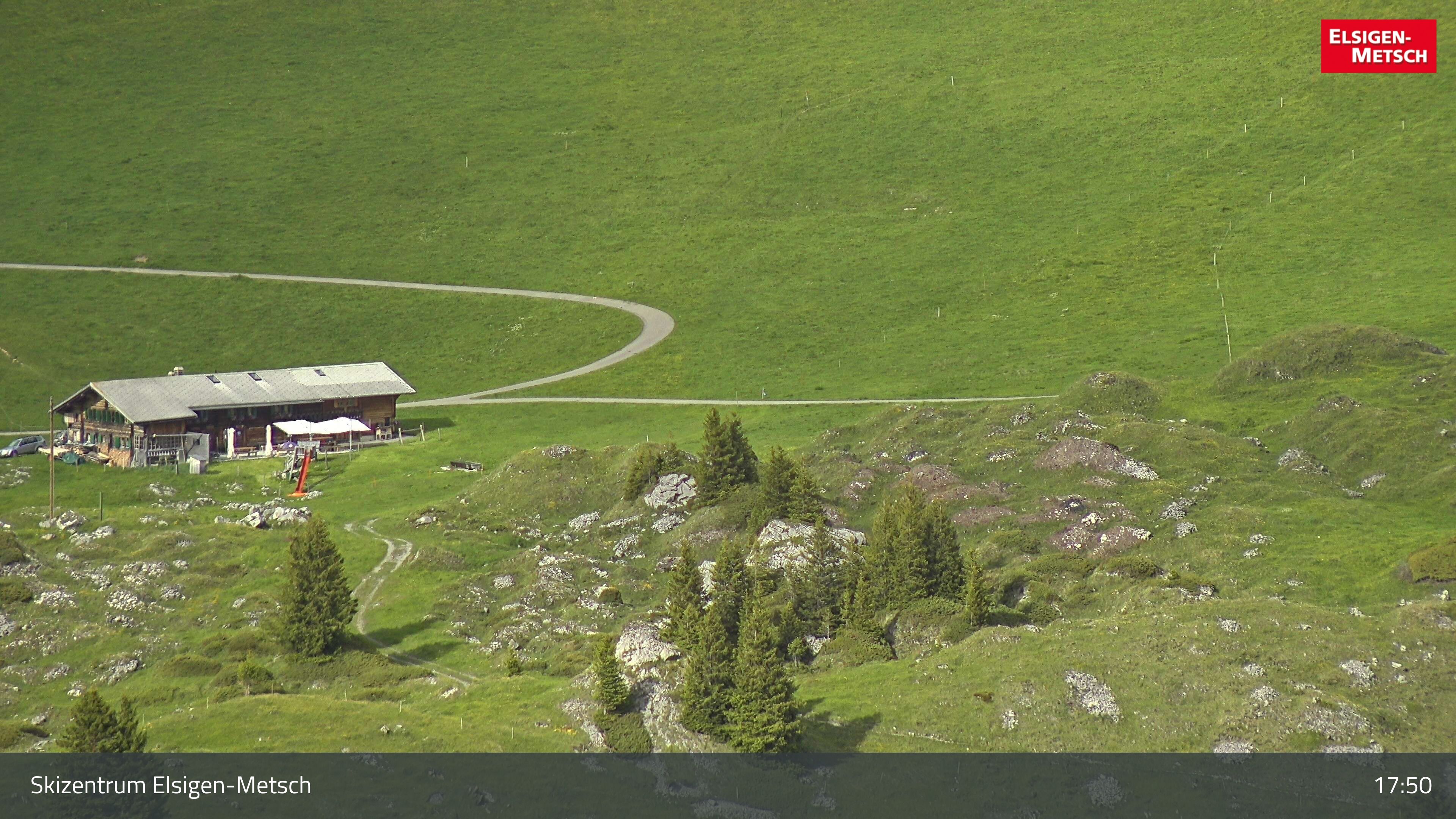 Frutigen: Achseten - Bergstation Skilift Höchst-Metsch, Elsighütte