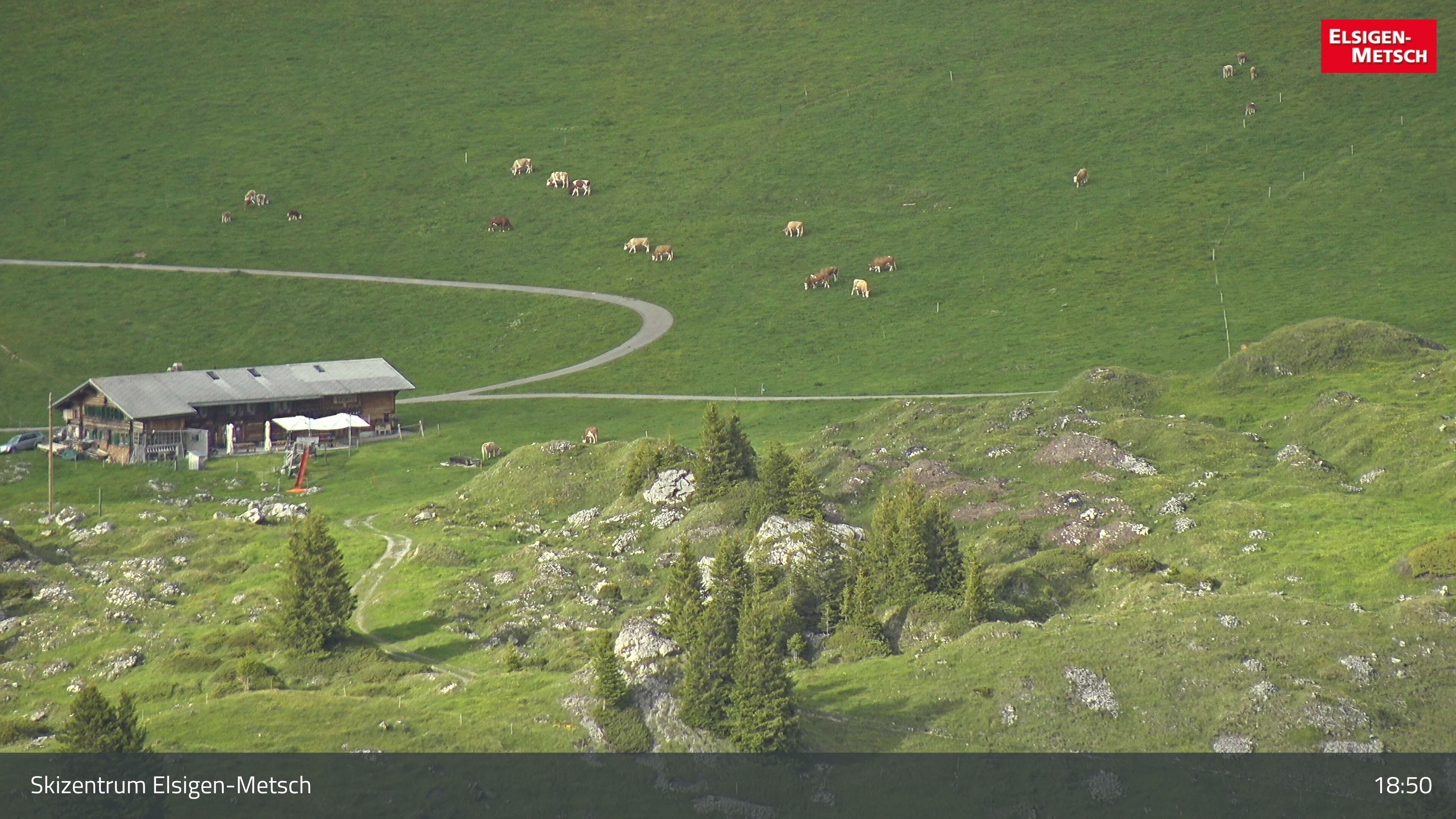 Frutigen: Achseten - Bergstation Skilift Höchst-Metsch, Elsighütte