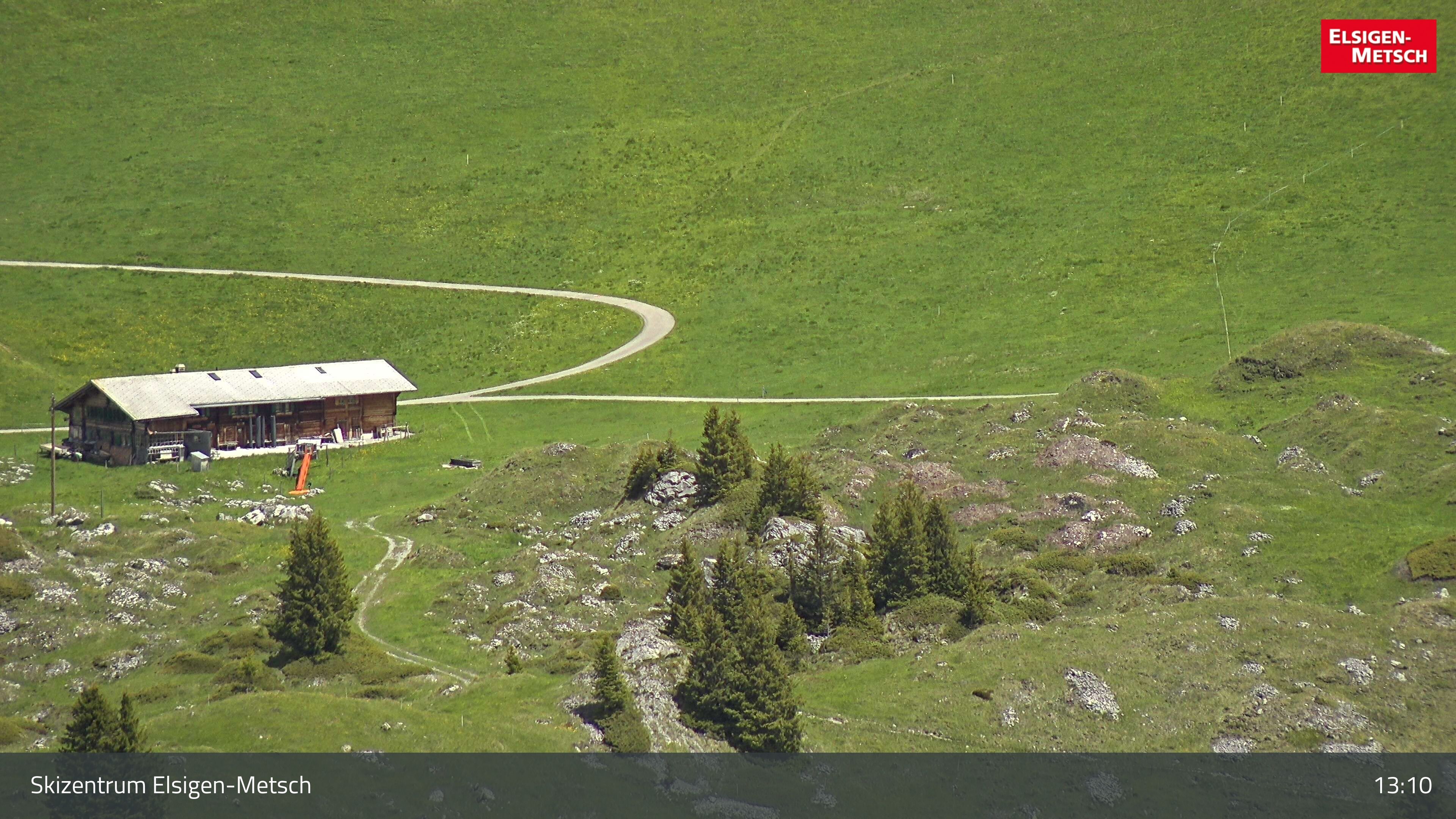 Frutigen: Achseten - Bergstation Skilift Höchst-Metsch, Elsighütte