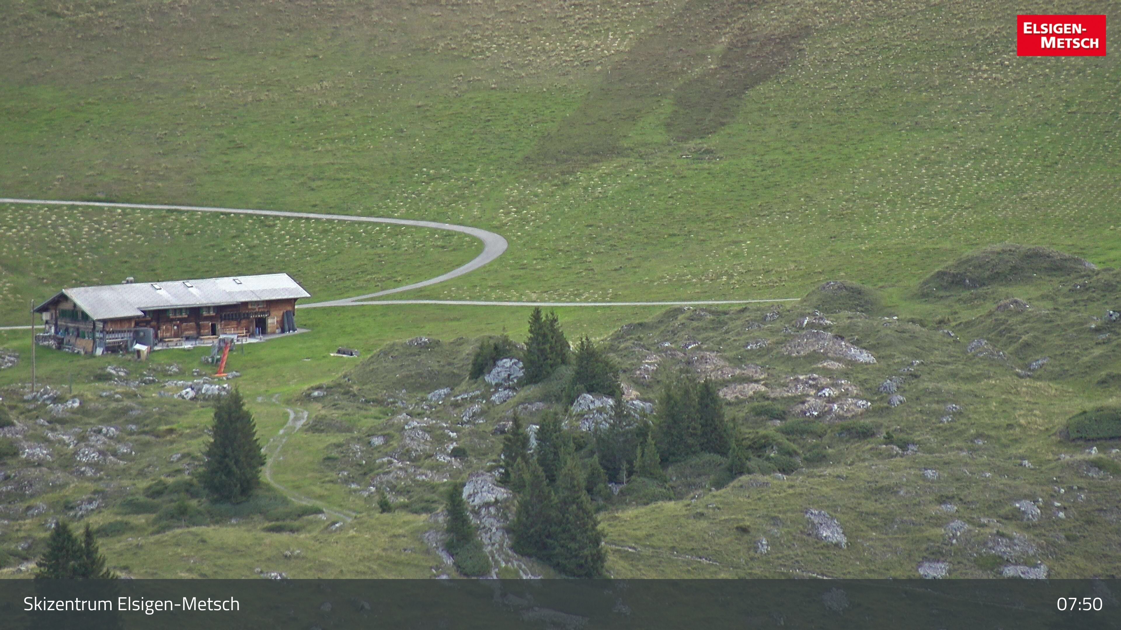 Frutigen: Achseten - Bergstation Skilift Höchst-Metsch, Elsighütte