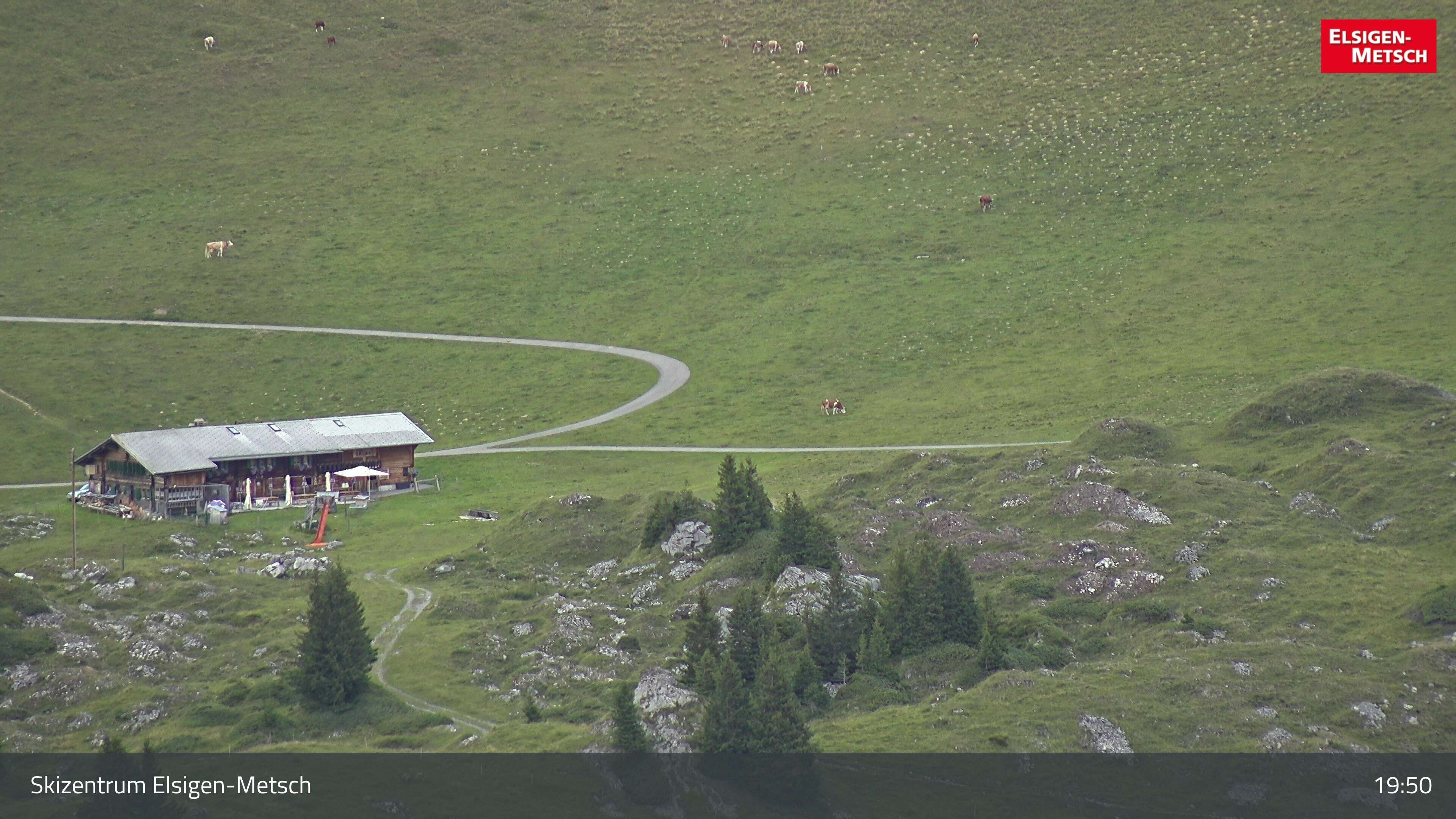 Frutigen: Achseten - Bergstation Skilift Höchst-Metsch, Elsighütte