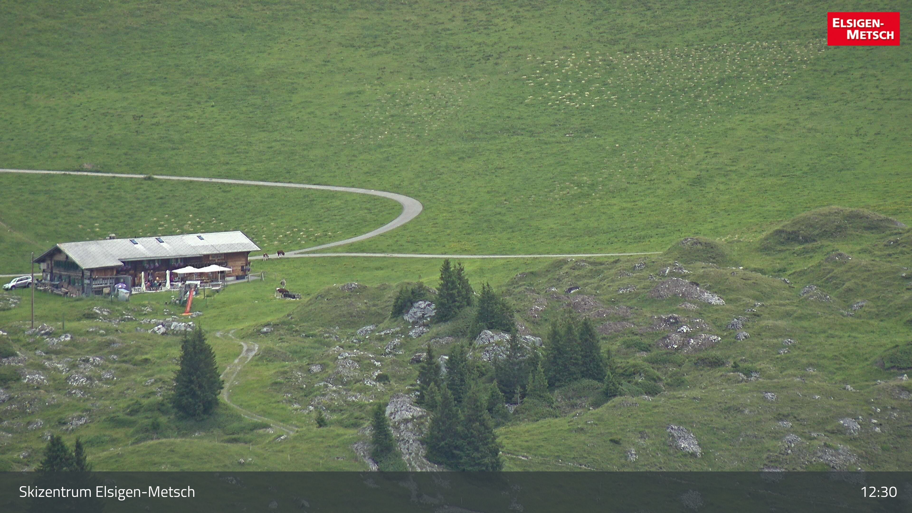 Frutigen: Achseten - Bergstation Skilift Höchst-Metsch, Elsighütte