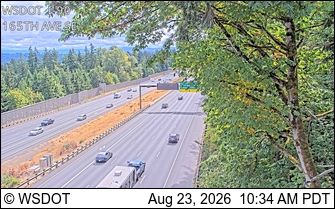 Traffic Cam Eastgate: I-90 at MP 12.5: 165th Ave SE