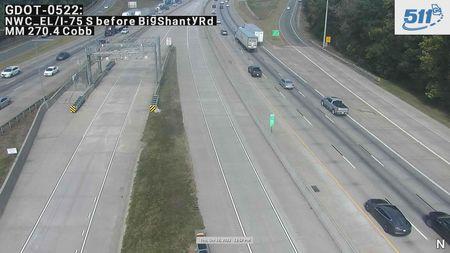 Traffic Cam Kennesaw: GDOT-CAM-522--1