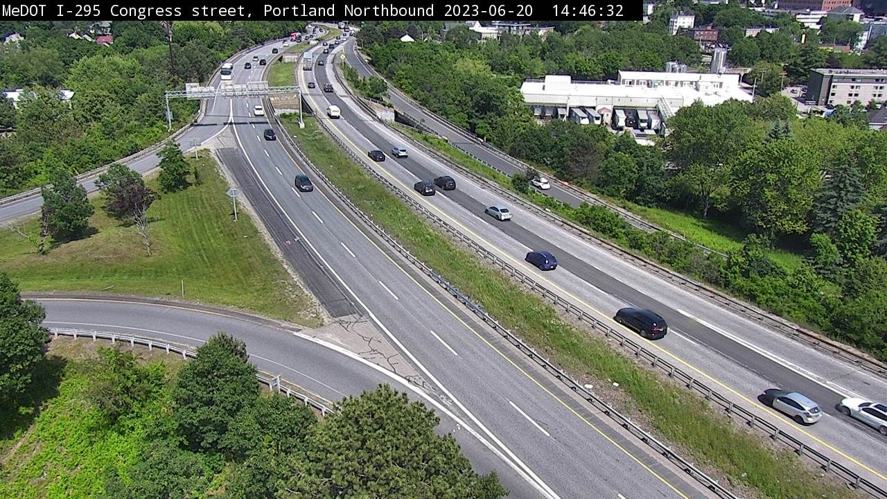 Traffic Cam Libbytown › North: I-295 Mile 05 NB (Portland)