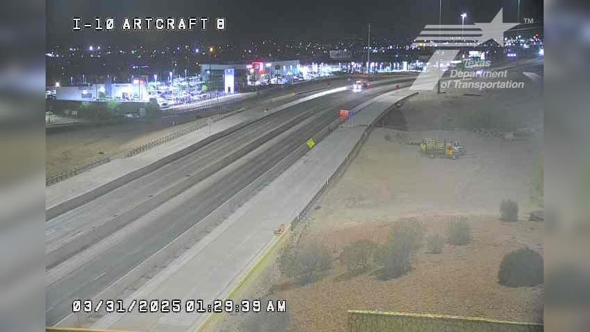 Traffic Cam El Paso › West: IH-10 @ Artcraft