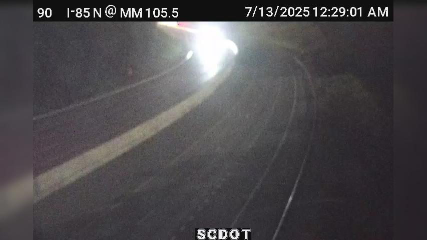 Traffic Cam Grover: I-85 N @ MM 105.5