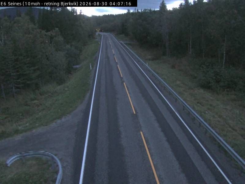 Traffic Cam Herjangen: E6 Seines (Bjerkvik)