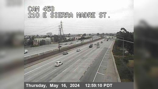 Traffic Cam Pasadena › East: I-210 : (453) Sierra Madre