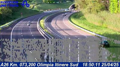 Preview delle webcam di San Salvatore Monferrato: A26 Km. 073,200 Olimpia Itinere Sud