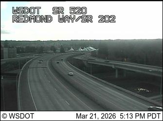 Traffic Cam Redmond: SR 520 at MP 12.8 - Way