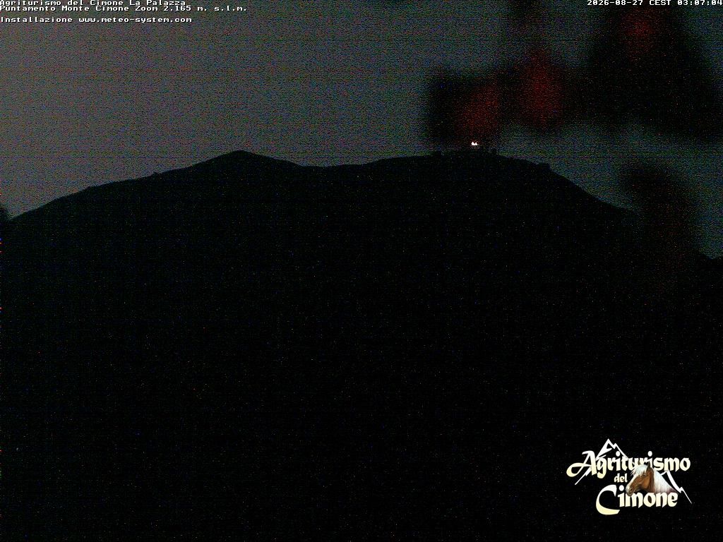 Traffic Cam Sestola: Monte Cimone dall'agriturismo del Cimone