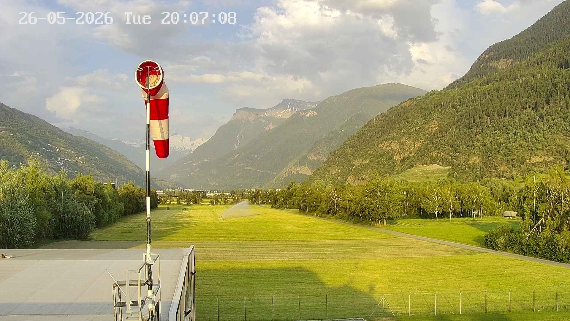 Sankt German › Süden: Helikopter Basis in Raron