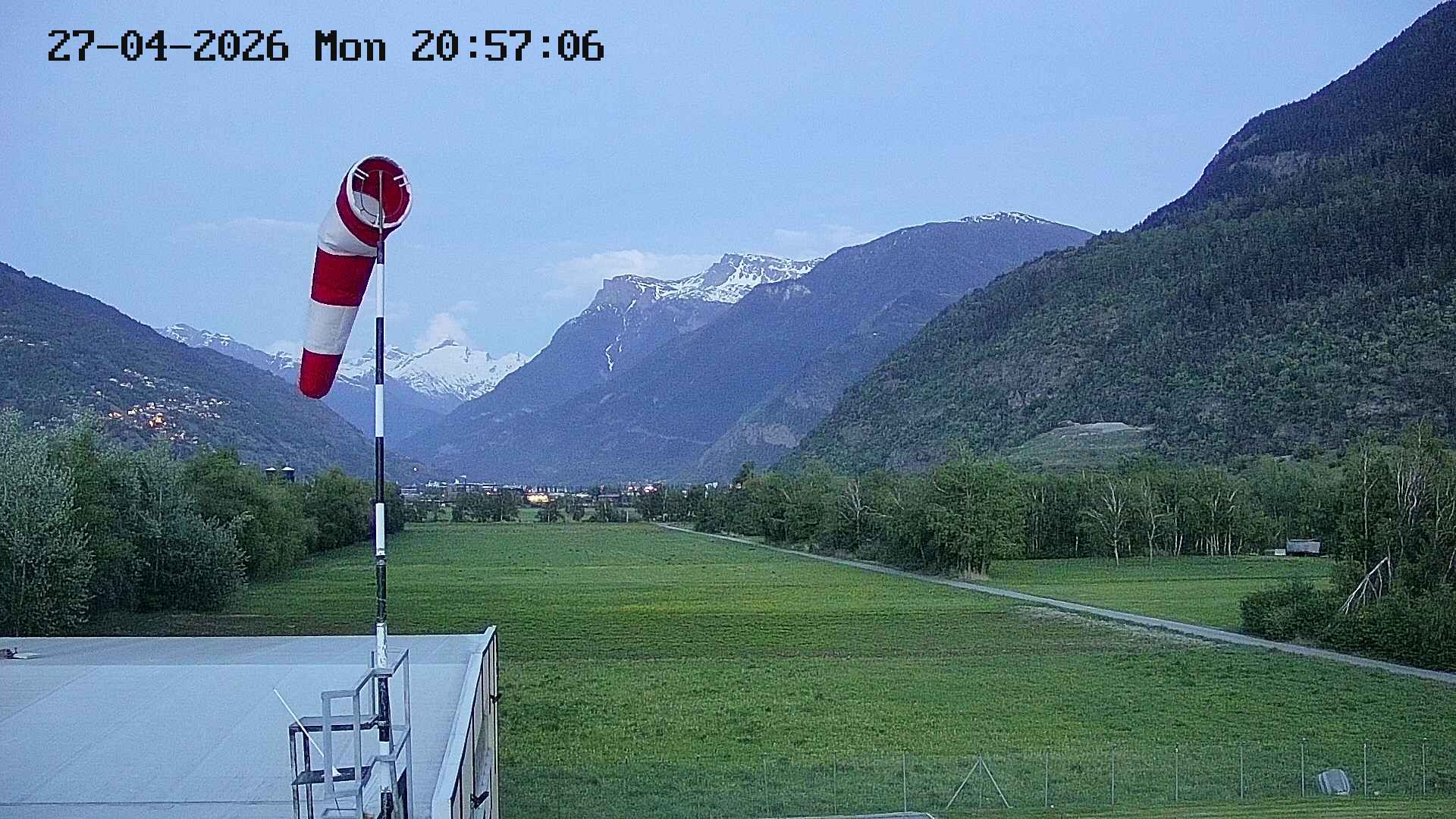 Sankt German: Helikopter Basis in Raron