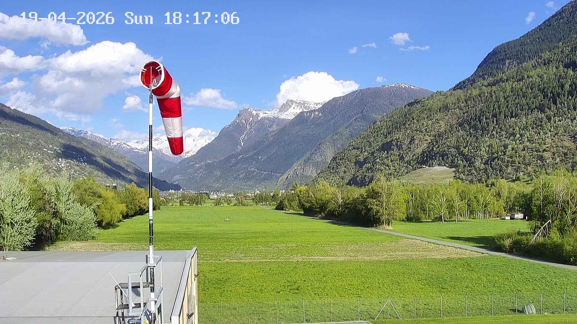 Sankt German: Helikopter Basis in Raron