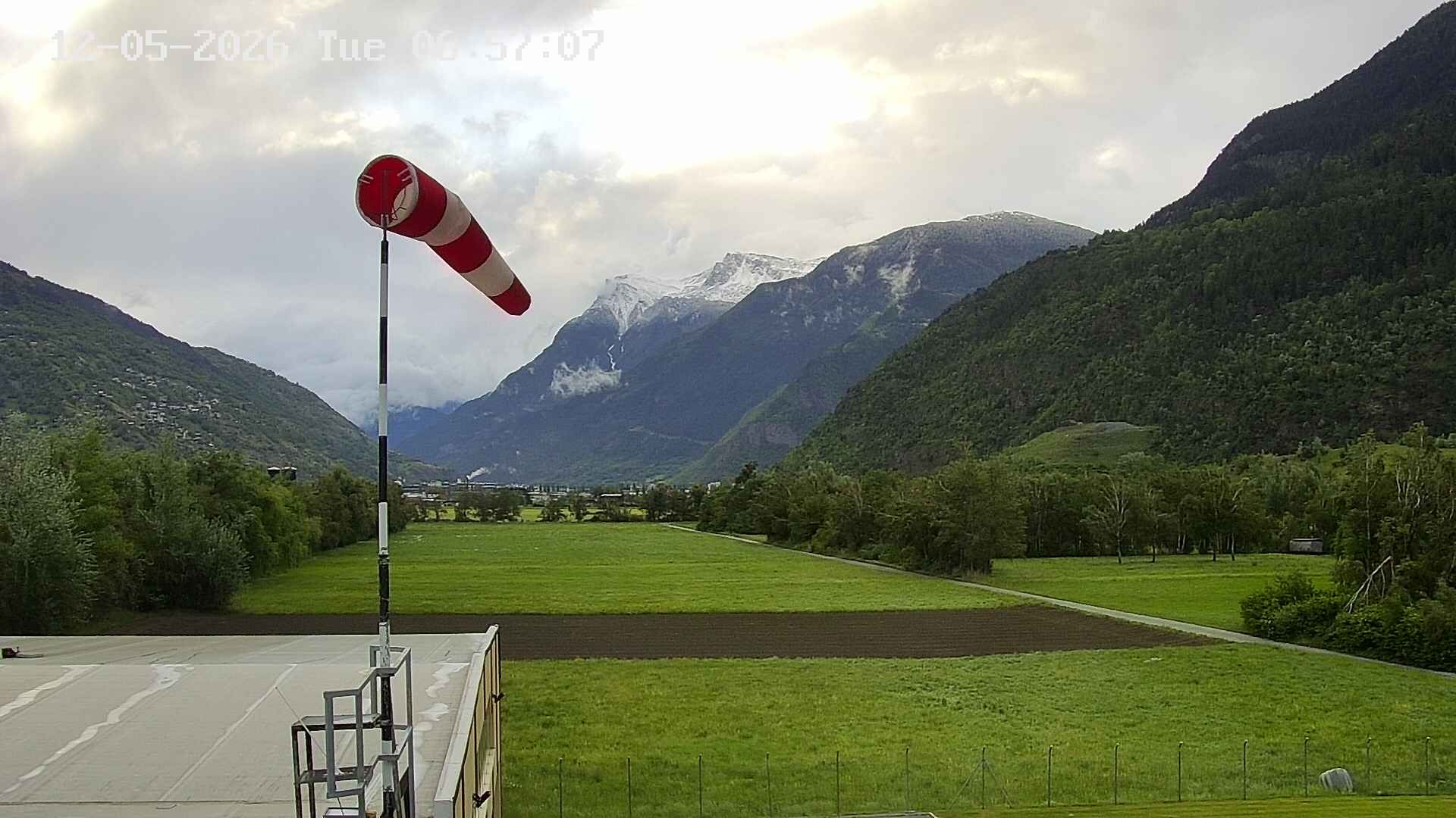 Sankt German: Helikopter Basis in Raron