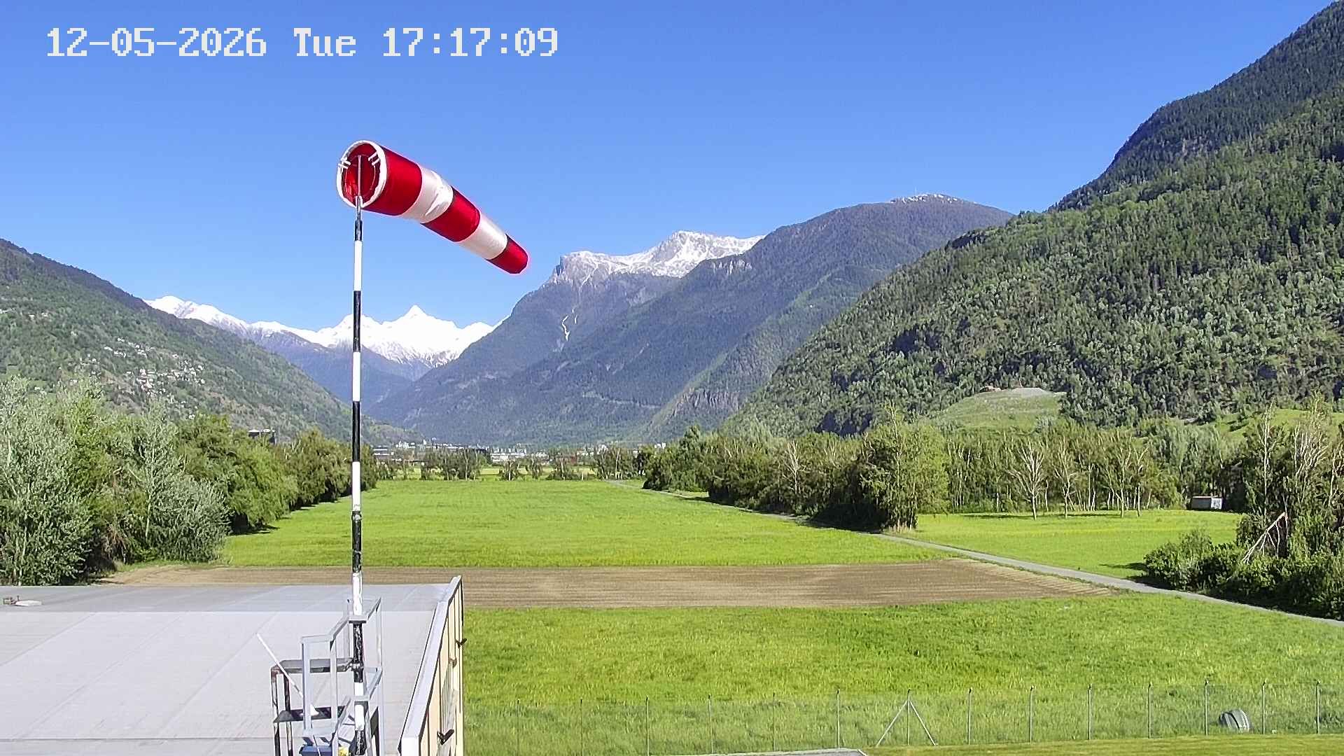 Sankt German: Helikopter Basis in Raron
