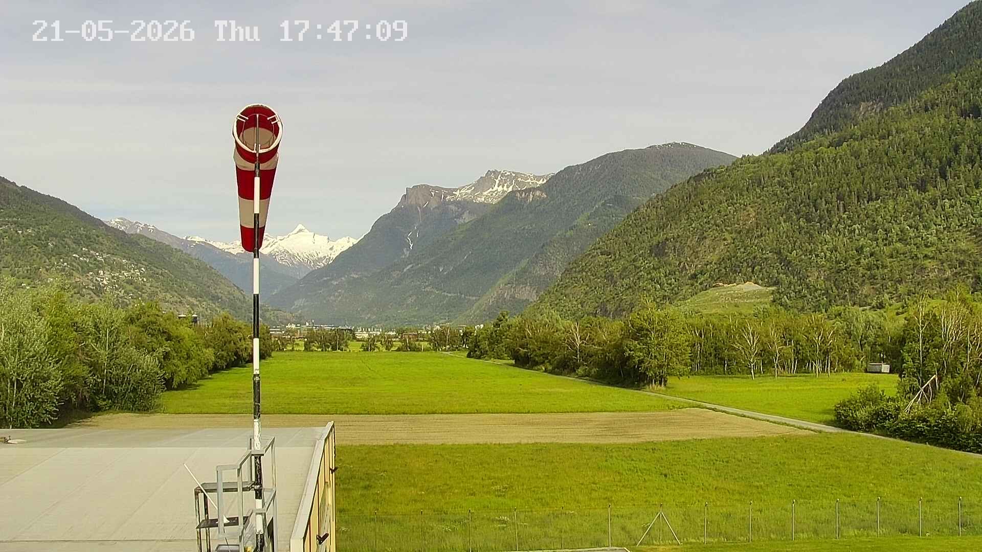 Sankt German: Helikopter Basis in Raron