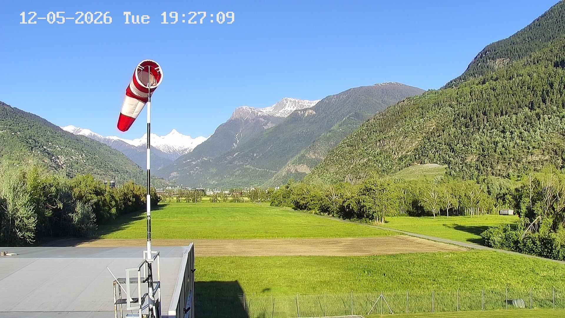 Sankt German: Helikopter Basis in Raron