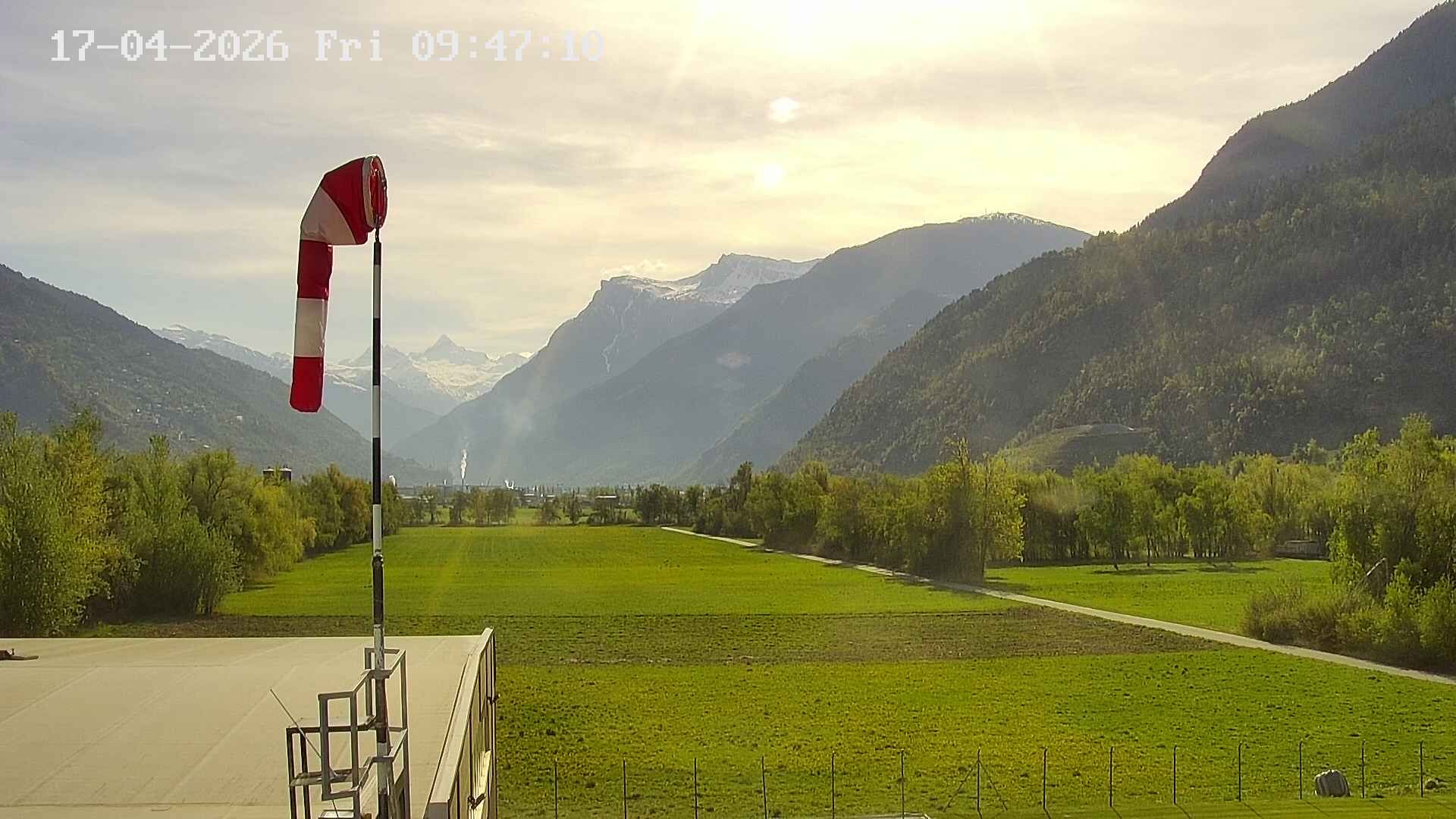 Sankt German: Helikopter Basis in Raron