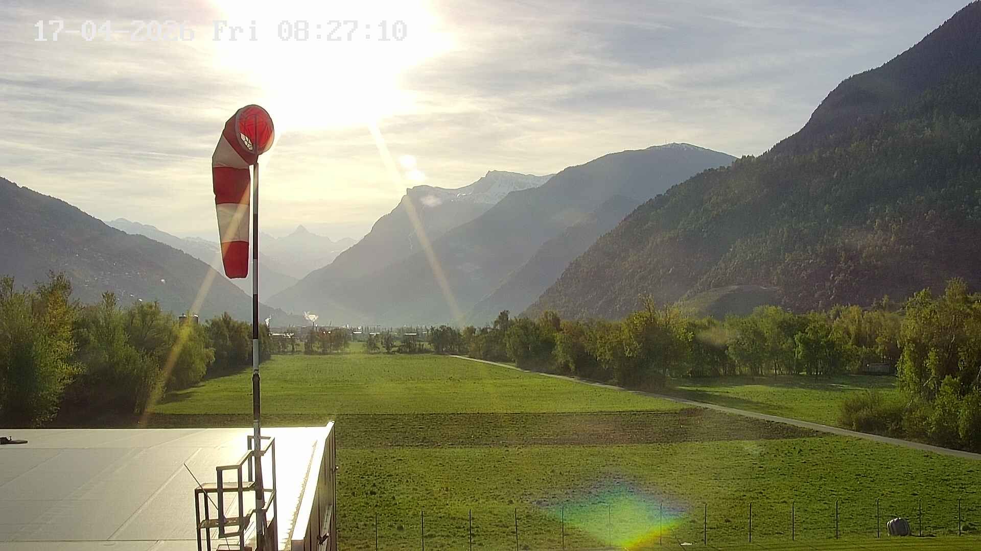 Sankt German: Helikopter Basis in Raron