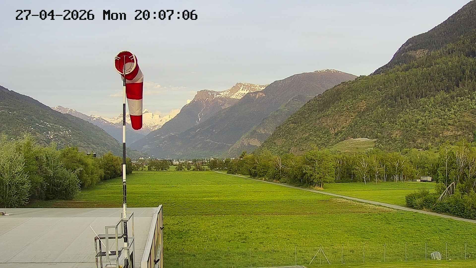 Sankt German: Helikopter Basis in Raron