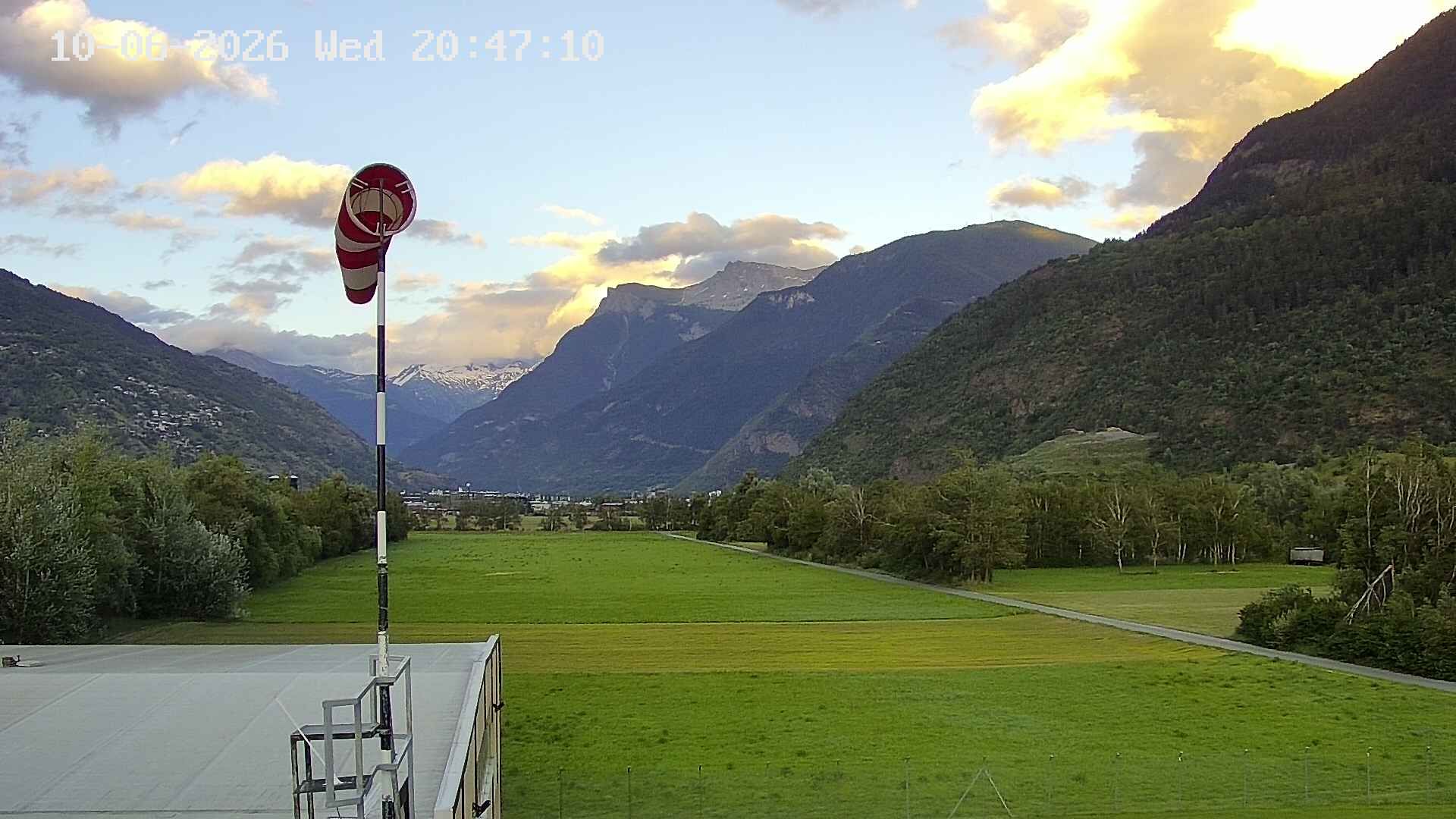 Sankt German › Süden: Helikopter Basis in Raron