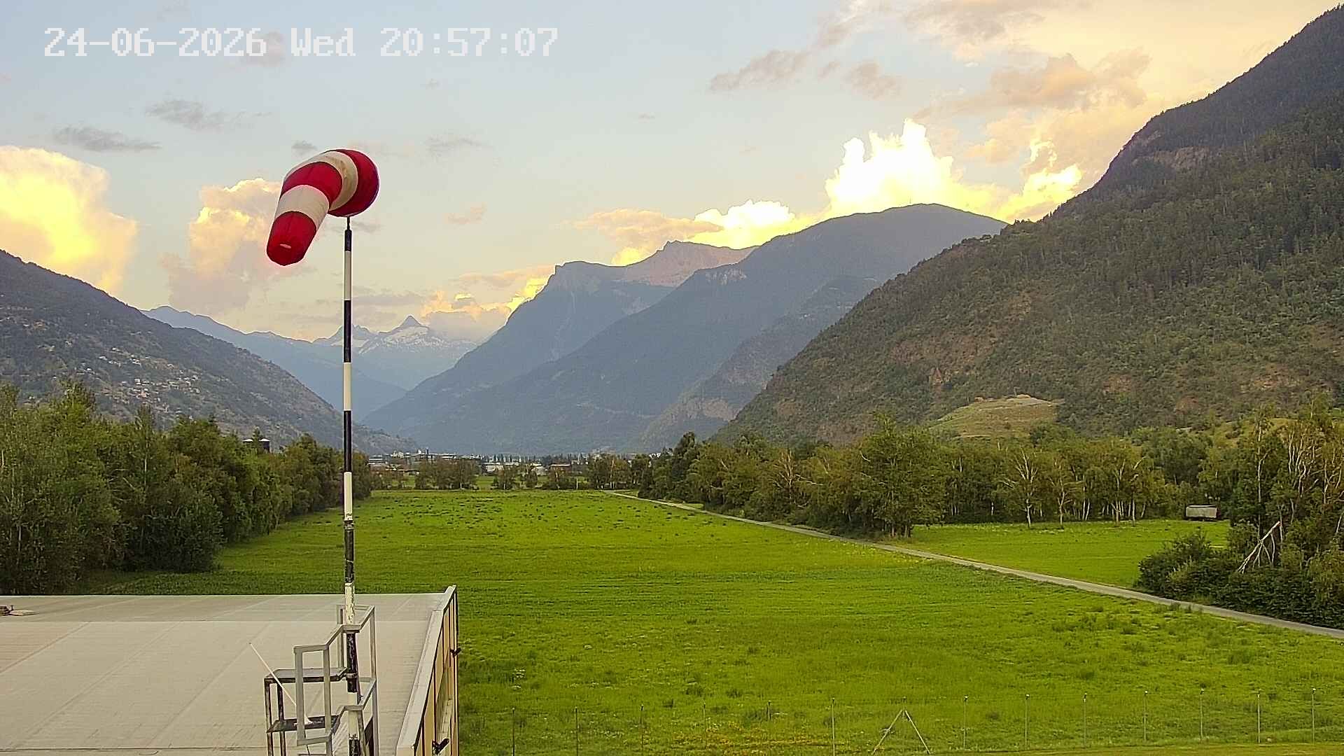 Sankt German › Süden: Helikopter Basis in Raron