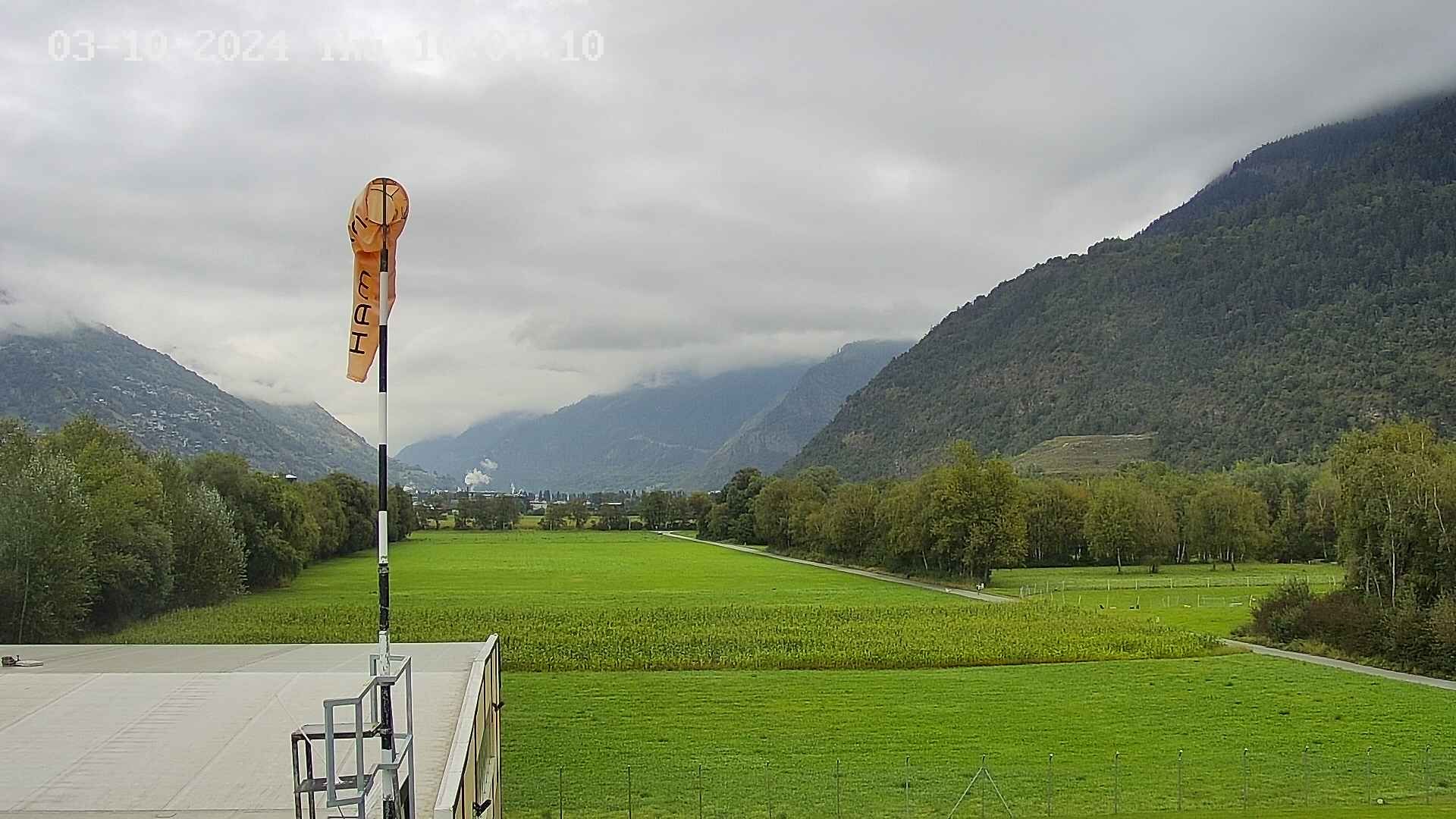 Sankt German: Helikopter Basis in Raron