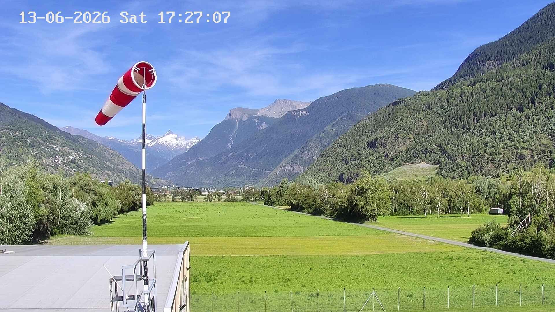 Sankt German › Süden: Helikopter Basis in Raron