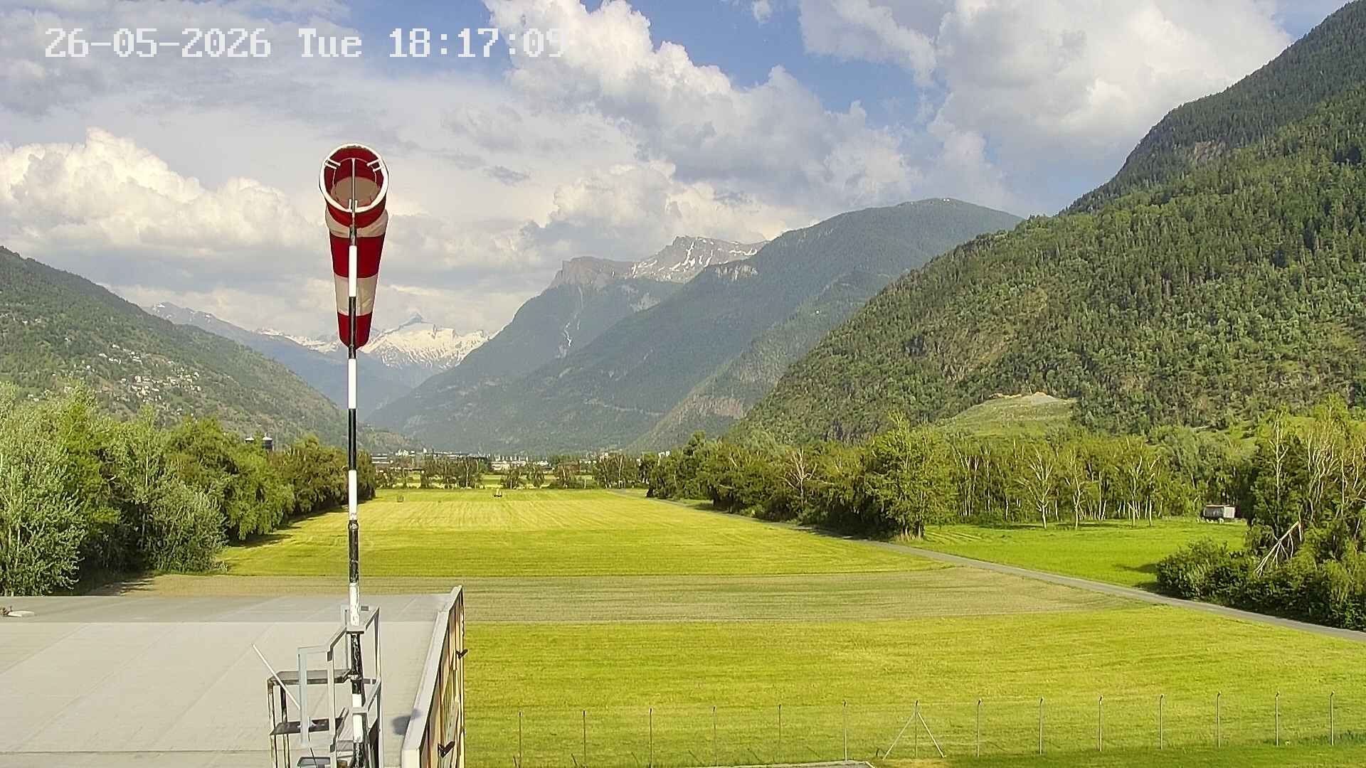 Sankt German › Süden: Helikopter Basis in Raron