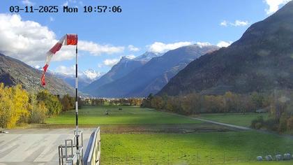 Sankt German: Helikopter Basis in Raron