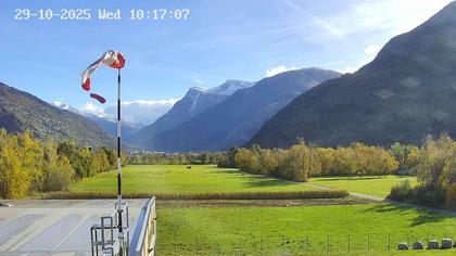 Sankt German: Helikopter Basis in Raron