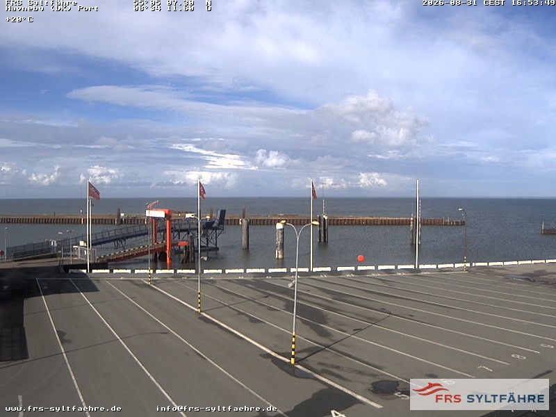 Traffic Cam Havneby: Rømø Havn
