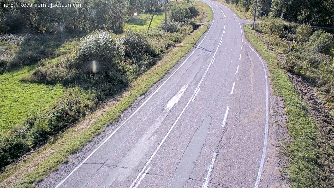 Traffic Cam Rovaniemi: Tie - Juotasniemi - Rovaniemelle