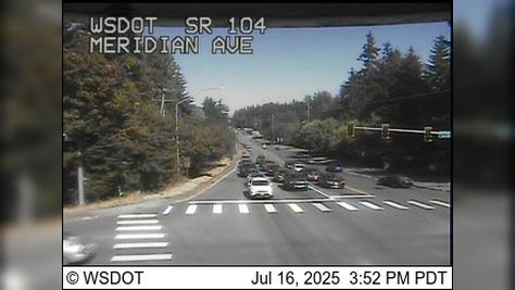 Edmonds Traffic: Meridian Ave View Webcam