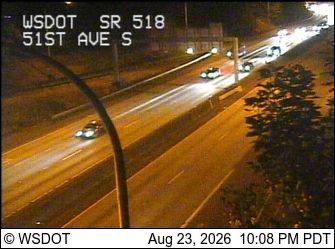 Traffic Cam Burien: SR 518 at MP 3.4: 51st Ave S