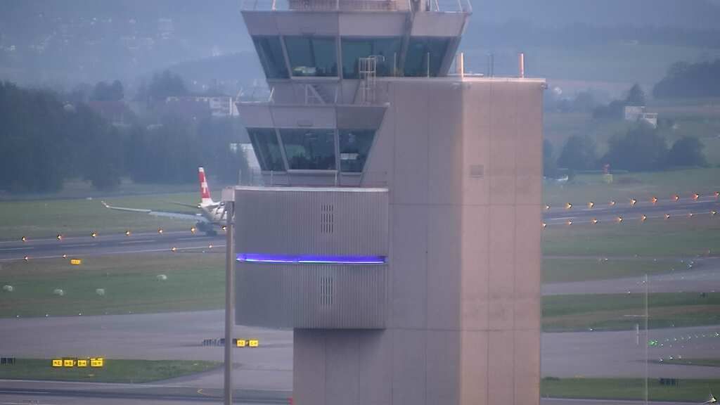 Kloten: Flughafen - Zuerich Flughafen Webcam Dock B