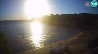 Current or last view Murter: Slanica beach