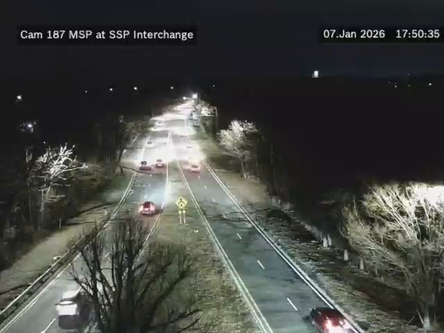 Traffic Cam Westbury › South: MSP between M6 and M7 (at SSP Interchange)