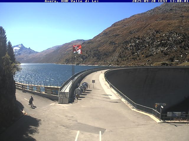 Ferrera › Süd-West: Diga della Valle di Lei - Lago di Lei
