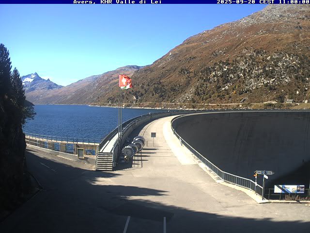 Ferrera › Süd-West: Diga della Valle di Lei - Lago di Lei
